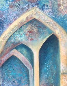 Afsaneh Djabbari-Aslani Landscapes Oil on wood