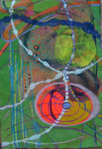 Alexandra Rutsch Brock Paintings 2005-2006 gouache on handmade Indian paper