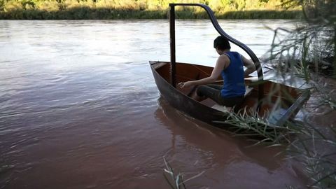 Alex Branch Piano Boat For The Rio Grande 