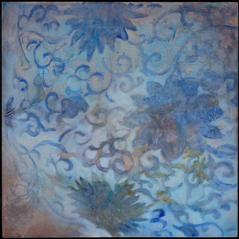 P2 Pieces Acrylic, oil and ink on board