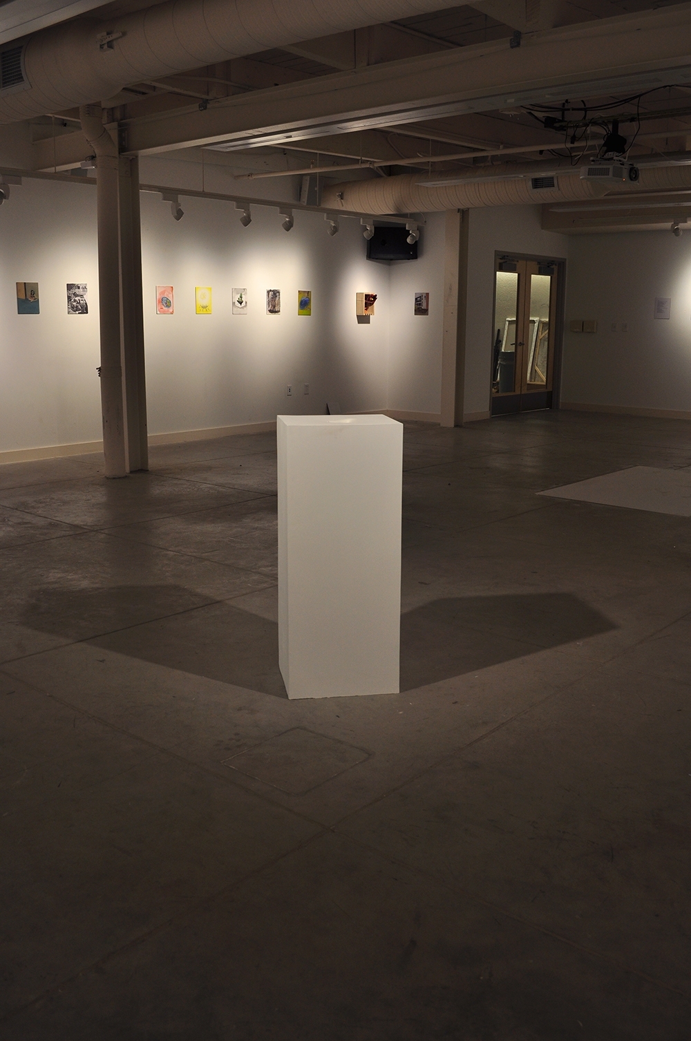 300 Pounds Of Plaster ALLANA CLARKE Sculpture//Installation plaster, hair, joint compound, acrylic paint