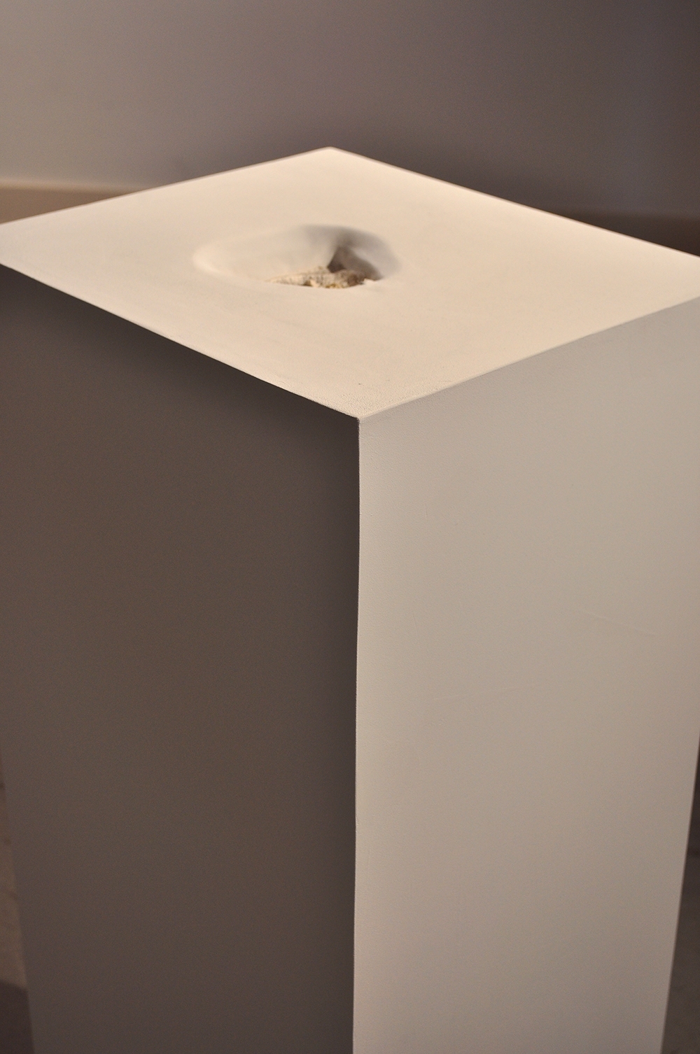 300 Pounds Of Plaster ALLANA CLARKE Sculpture//Installation plaster, hair, joint compound