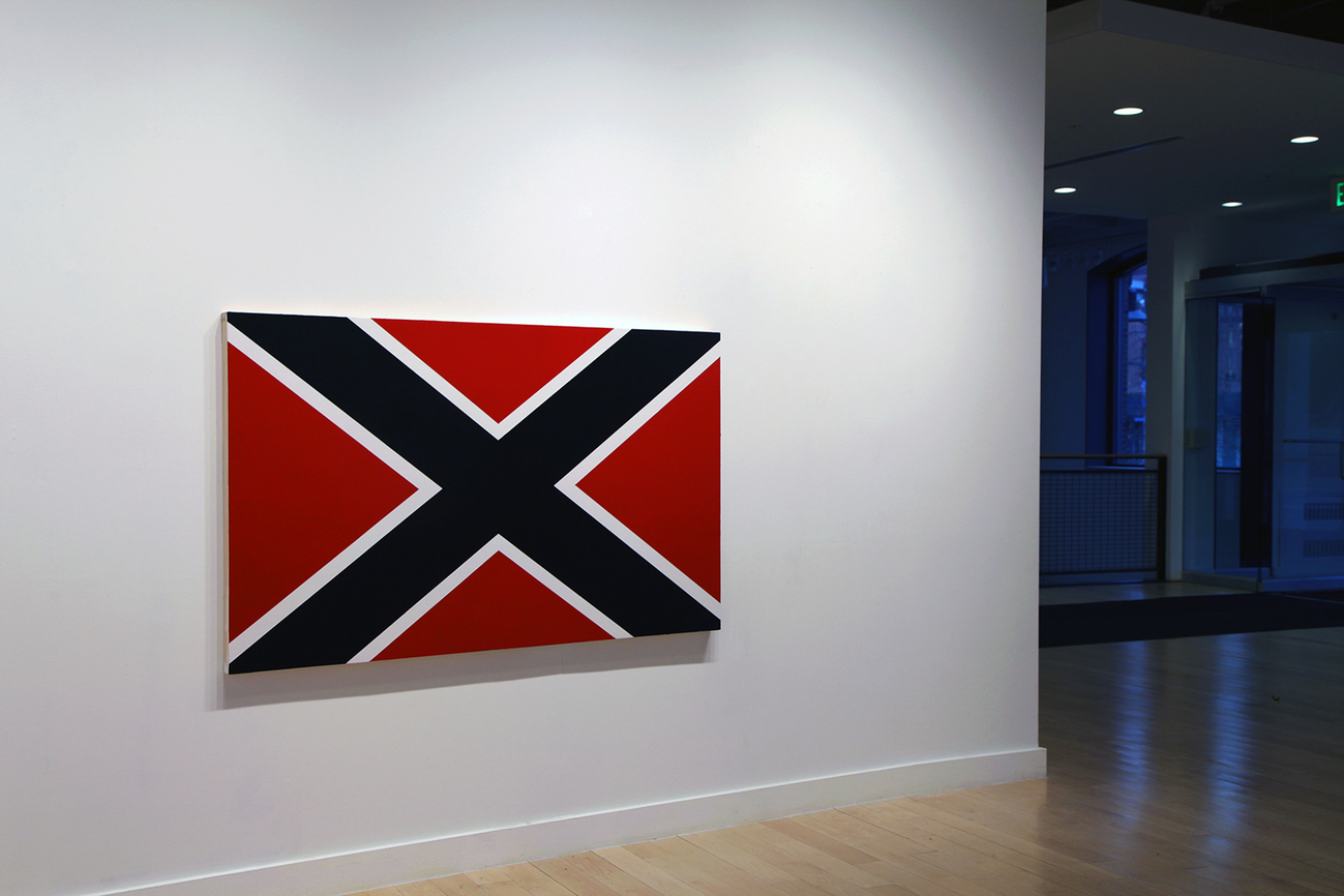 Intersections ALLANA CLARKE Sculpture//Installation house paint on panel