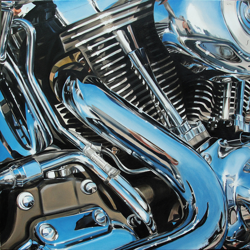 A Nice Day for a Ride allan gorman Ready to Rumble Oil on Canvas