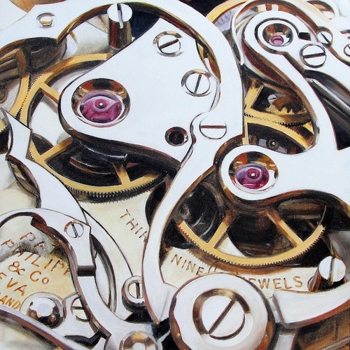 Patek allan gorman A Matter of Time Oil on Panel