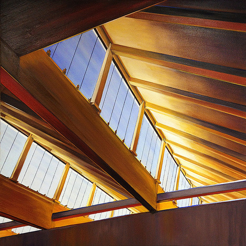 Ceiling at Dia allan gorman Exquisite Engineering Oil on Canvas