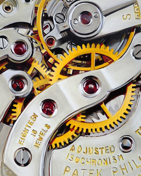 Model 2562 allan gorman A Matter of Time Oil on Panel