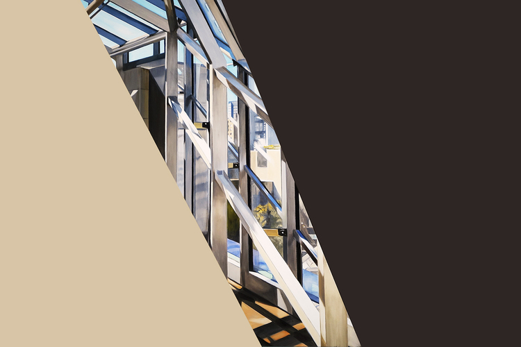 Great Notch allan gorman Exquisite Engineering Oil on Linen
