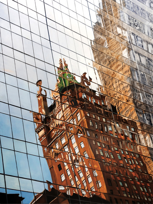 Crown allan gorman The Seduction of Structures Oil on Linen