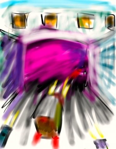 Tunnel Mouth allan gorman Watercolor/Digital Art Finger on iPad