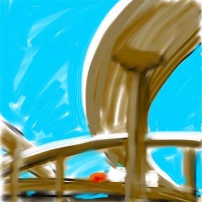 Ramps to Nowhere Special allan gorman Watercolor/Digital Art Finger on iPad