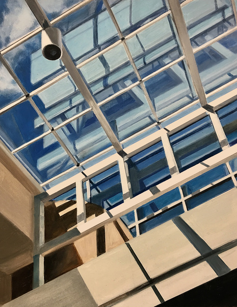 Wendy's Windows allan gorman Featured Paintings Oil on Panel