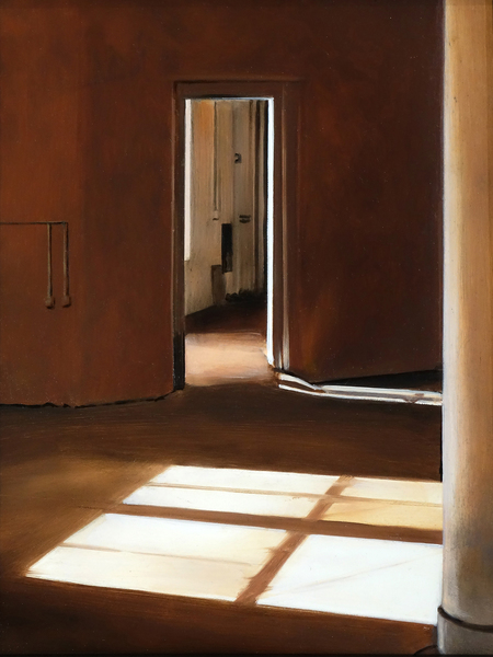 Sunlight in an Empty Space allan gorman Featured Paintings Oil on Panel