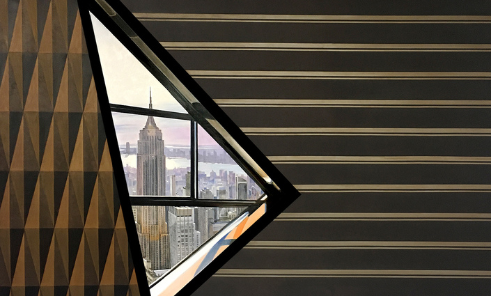 The View From Maggie's Window allan gorman Featured Paintings Oil on Linen