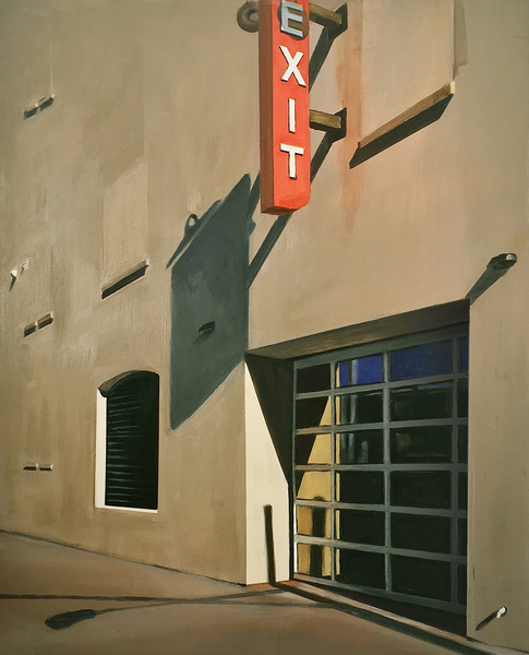 Exit allan gorman Featured Paintings Oil on Panel