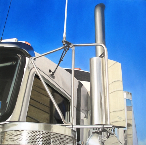 Parallels allan gorman On the Road Oil on Linen