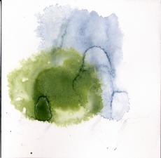 Amie Oliver The Dharma Diaries watercolor on paper
