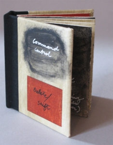 Anne Gilman One-of-a-kind Artist Books one-of-a-kind accordion hardbound book with ink, paint and pencil on hand-stained paper