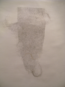 Anne Louise Allen Dust Bunny Drawings Silverpoint on prepared paper