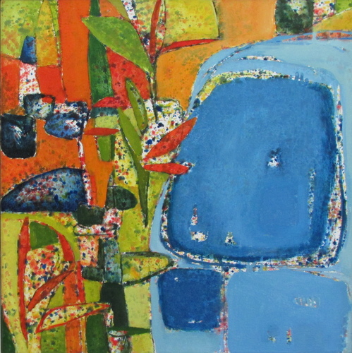 Edge #1126 Anne Salas Paintings Oil on Canvas