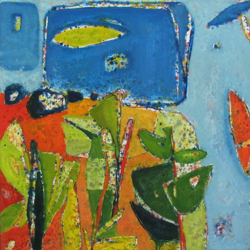 Edge #1127 Anne Salas Paintings Oil on Canvas