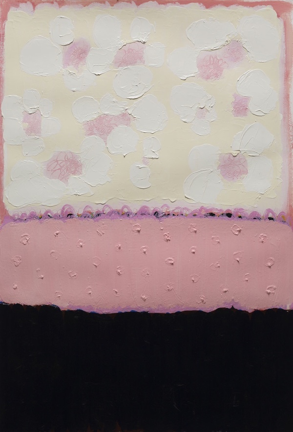 "Ice Blossoms" Anya Spielman Works on Paper Oil on Paper