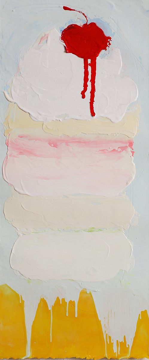 "Incarnadine" Anya Spielman Works on Paper Oil on Paper