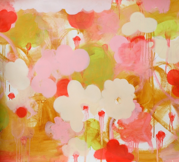 Detail of "Weightless" Anya Spielman Works on Paper