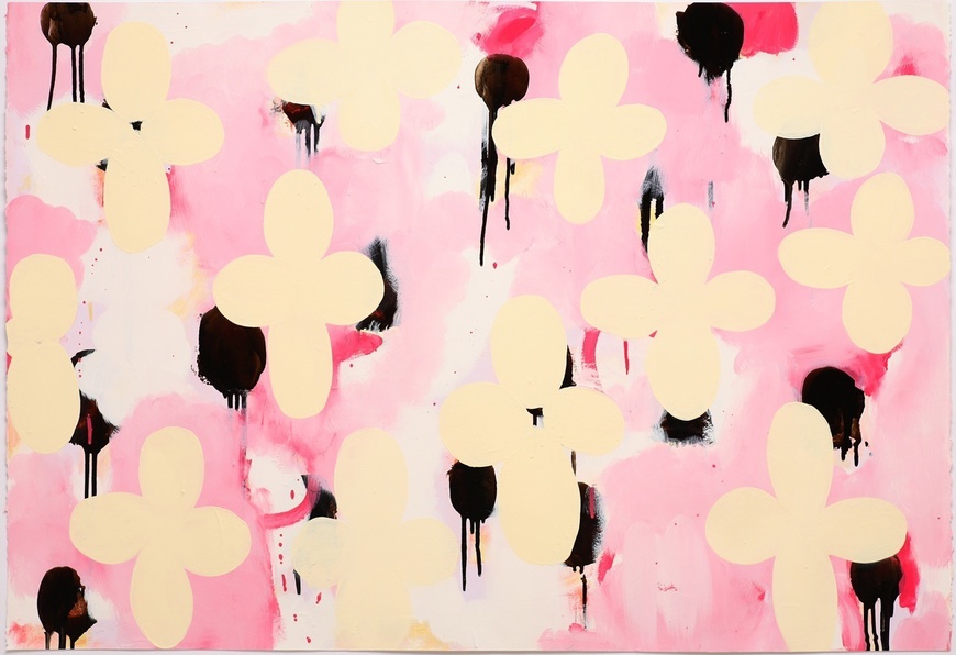 "Constellation of Grief" Anya Spielman Works on Paper Oil on Paper