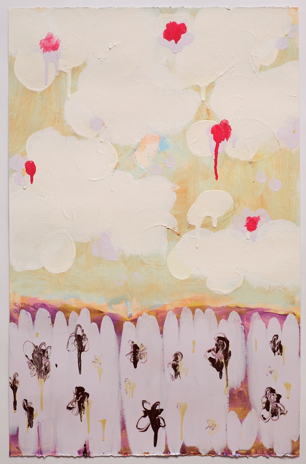 "Aether" Anya Spielman Works on Paper Oil on Paper