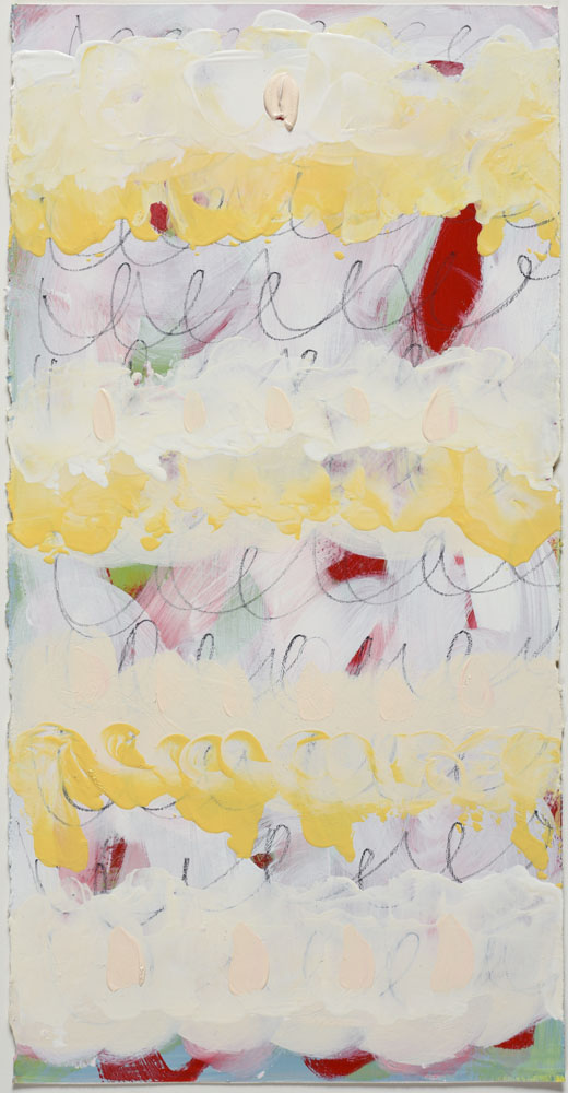 "Cake" Anya Spielman Works on Paper Oil on Paper