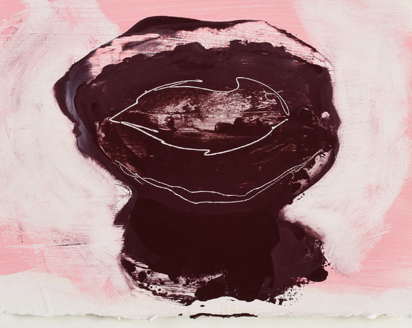 "Prince" Anya Spielman Works on Paper Oil on Paper