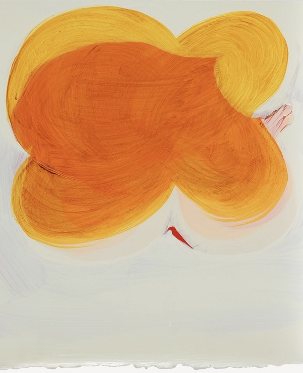 "Tweet" Anya Spielman Works on Paper Oil on Paper