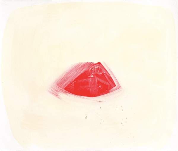 "Kiss" Anya Spielman Works on Paper Oil on Paper