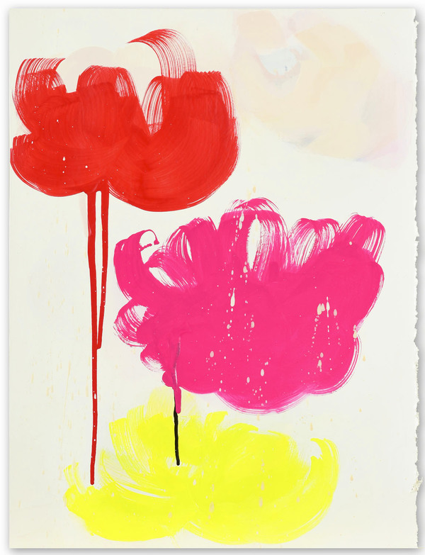 "Quiver" Anya Spielman Works on Paper Oil on Paper