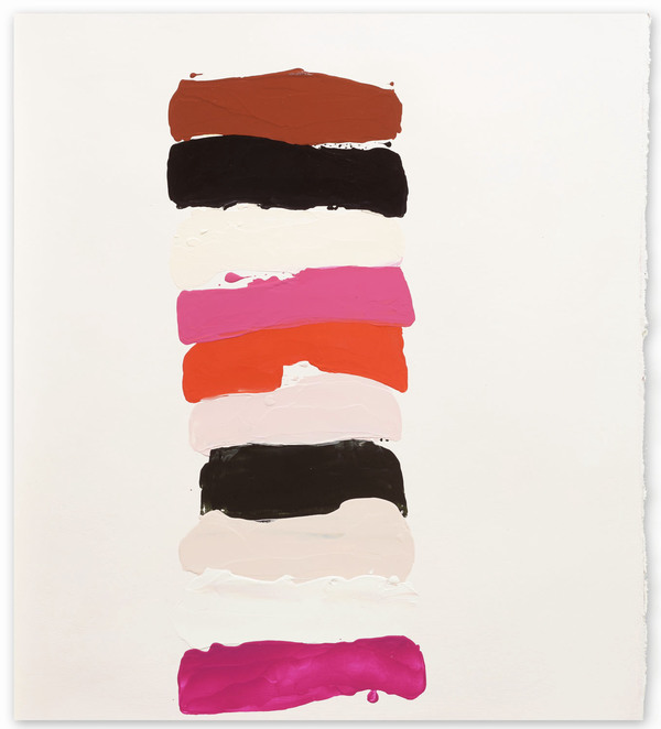 "Nation" Anya Spielman Works on Paper Oil on Paper