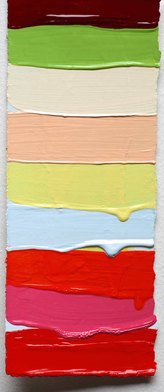 "Gloss" Anya Spielman Works on Paper Oil on Paper