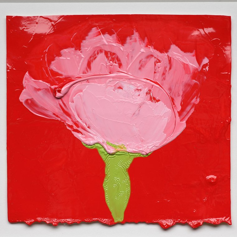 "Carve" Anya Spielman Works on Paper Oil on Paper