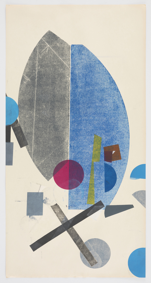Gray Blue Black X Austin Thomas Works Monoprinted with Akua Intaglio Ink on proofing paper