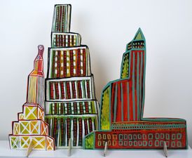 BARBARA GILHOOLY : POP UP CUT OUTS : Pop Up City