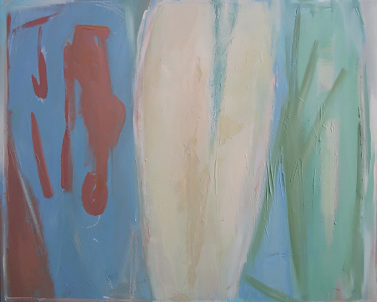 Life x 3, 2002, oil on canvas, 36&quot; x 48&quot; 