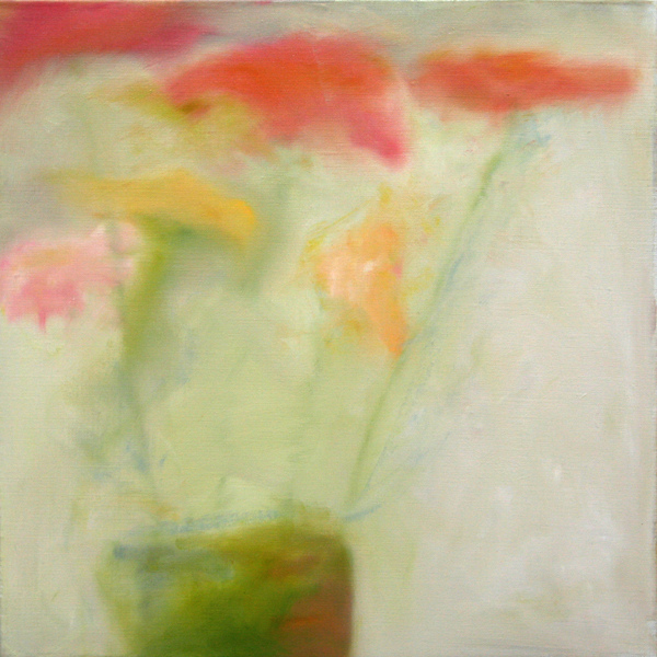 Gerbera daisies Miscellany oil on linen