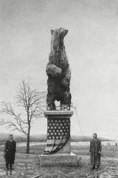 The Gambit CLEARCUT - Paris, NYC, Seattle graphite on paper