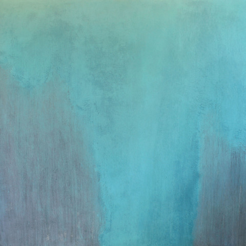 WATERFALL Bluestone Fine Art Gallery HAMPTONS VIRTUAL EXHIBITION Oil & Cold Wax, Framed