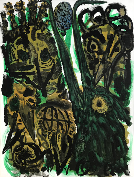 an efficient jury Branden Koch Lazy Pricks acrylic/canvas