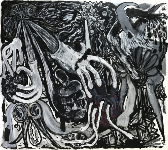 givers and takers of hearts and minds Branden Koch Lazy Pricks acrylic/canvas