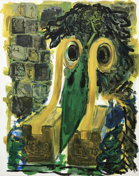 hoarder Branden Koch Lazy Pricks acrylic/canvas