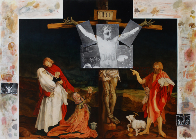 The Anointed One BRANDON CAMPOS PAINTINGS Oil on panel