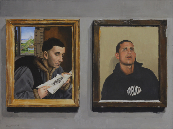 No Good BRANDON CAMPOS PAINTINGS oil on canvas panel