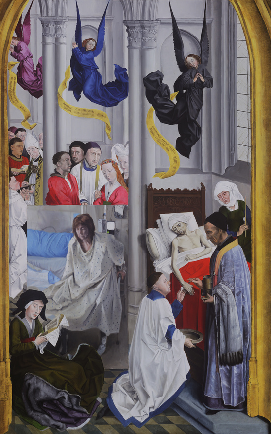 Loss of Sacrament BRANDON CAMPOS PAINTINGS oil on panel